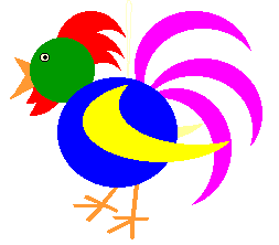 rooster decoration ©ejm2002 (gif 6.25kb)