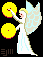 Angel playing cymbals facing left ©ejm (animated gif 3.27kb)
