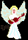 Angel playing guitar ©ejm (animated gif 894bytes)
