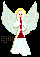 Angel playing oboe ©ejm (animated gif 769bytes)