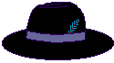 black fedora