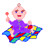 fractured ladies dancing ©ejm2000 (animated gif 1.24kb)