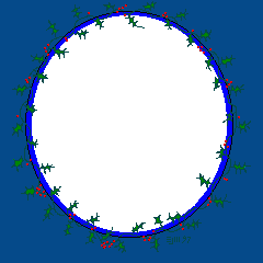 holly circle photoframe gif(3.39kb)